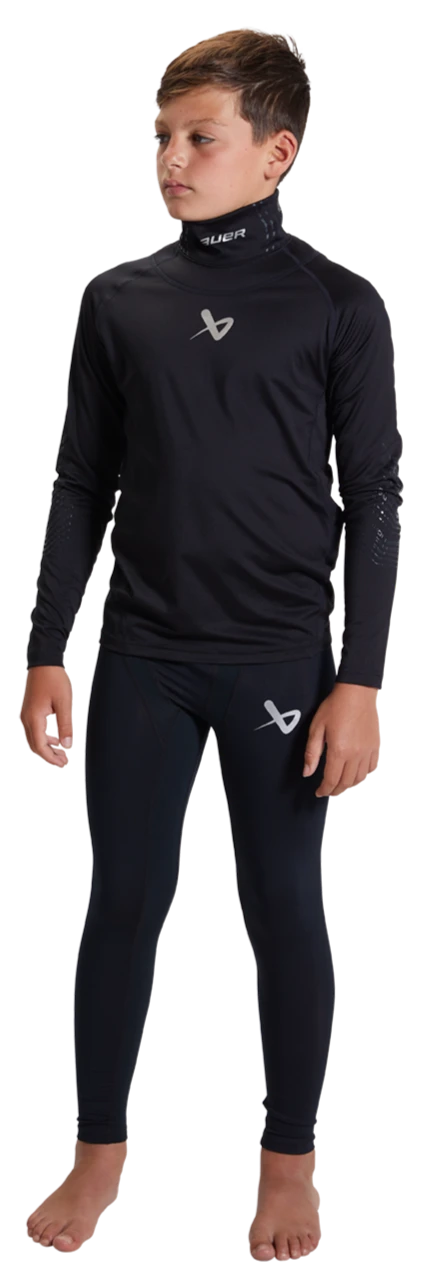 Bauer Neck Protector Long Sleeve Top Youth