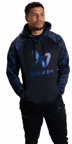 Bauer Raglan Camo Hoodie Adult
