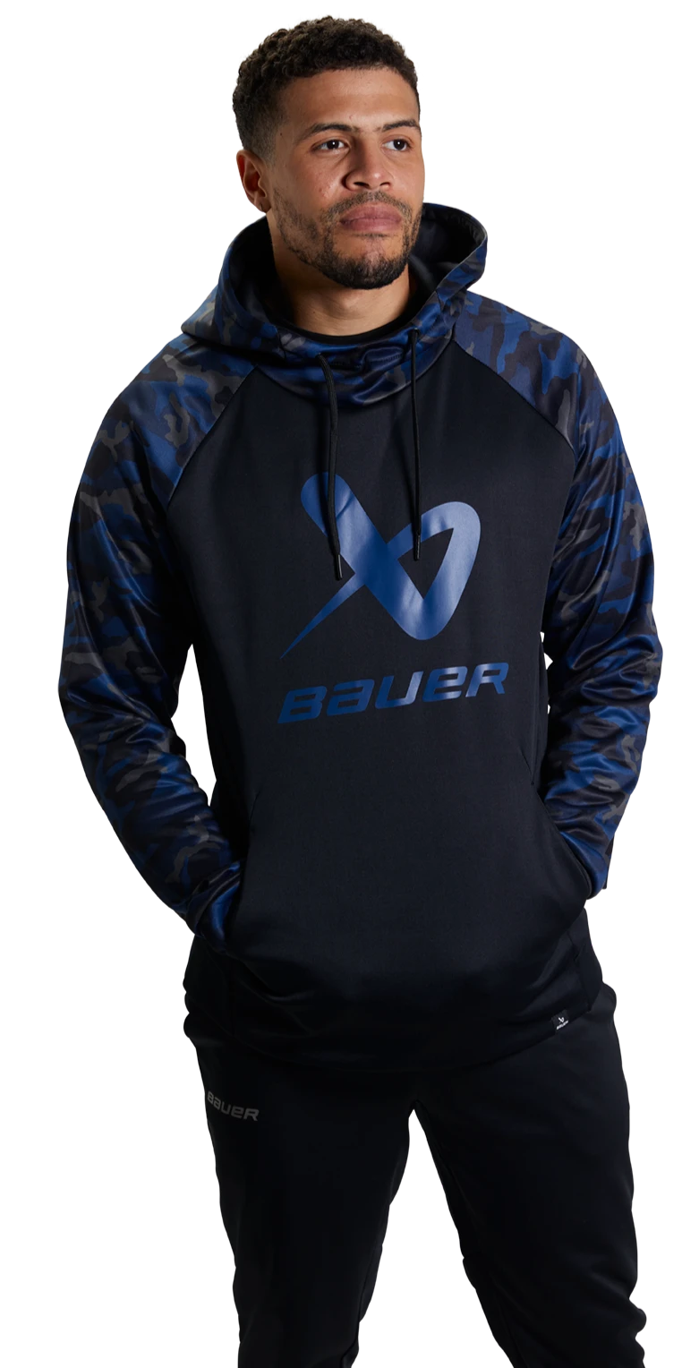 Bauer Raglan Camo Hoodie Adult
