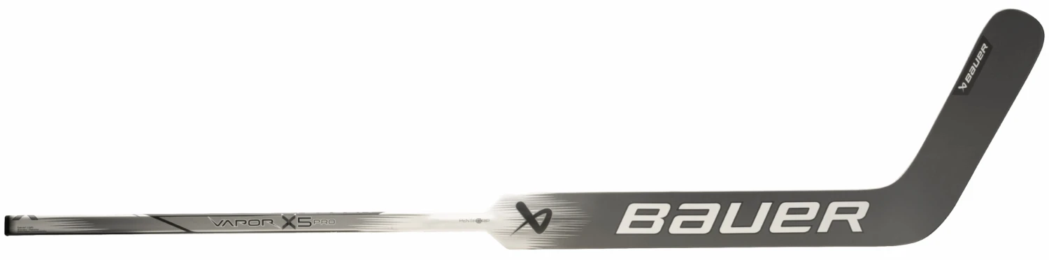 Bauer Vapor X5 Pro Intermediate Goalie Stick (Silver Black) - Image 2