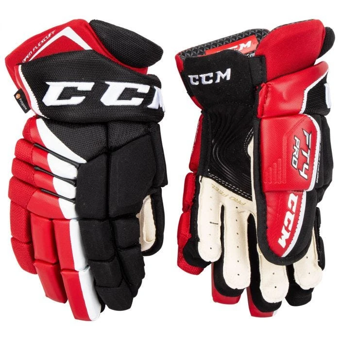 CCM JetSpeed FT4 Pro Junior Hockey Gloves - Image 3
