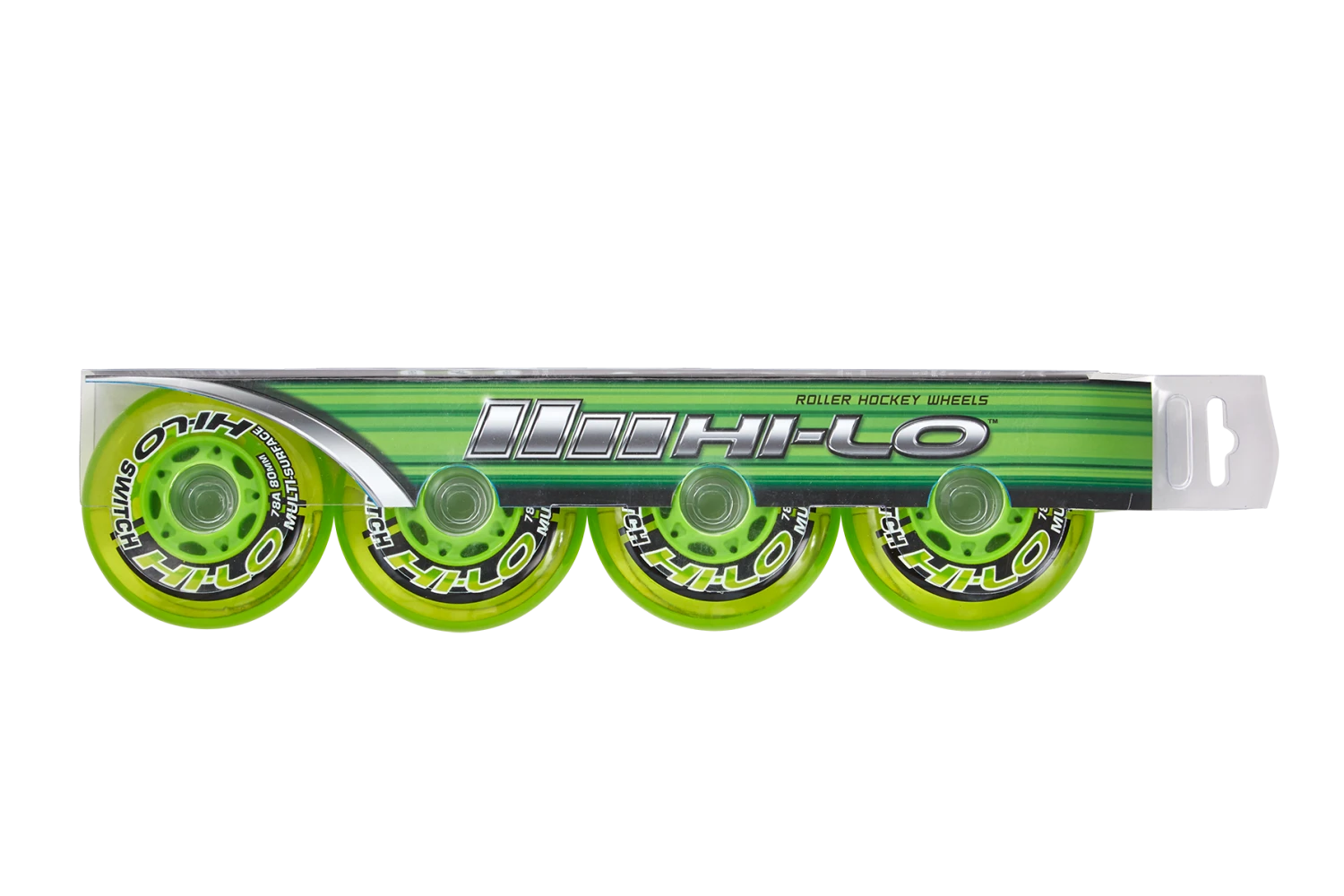 Bauer Roller S19 HI-LO Court/Street (Indoor/Outdoor) 4PK Wheels