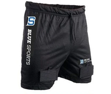 Blue Sports Classic Mesh Short With Cup Senior