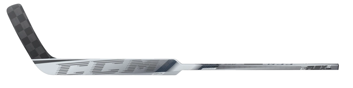 CCM EFLEX5 Prolite Intermediate Goalie Stick (White/Ice Grey) - Image 2