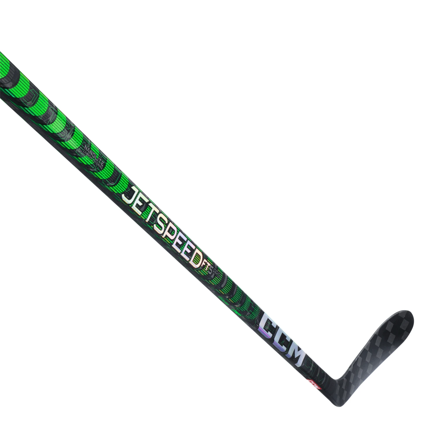 CCM JetSpeed FT5 Pro Intermediate Hockey Stick (Green) - Image 3
