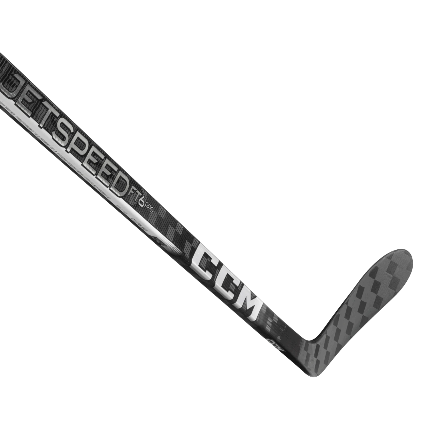 CCM JetSpeed FT6 Pro Intermediate Hockey Stick (Chrome) - Image 3