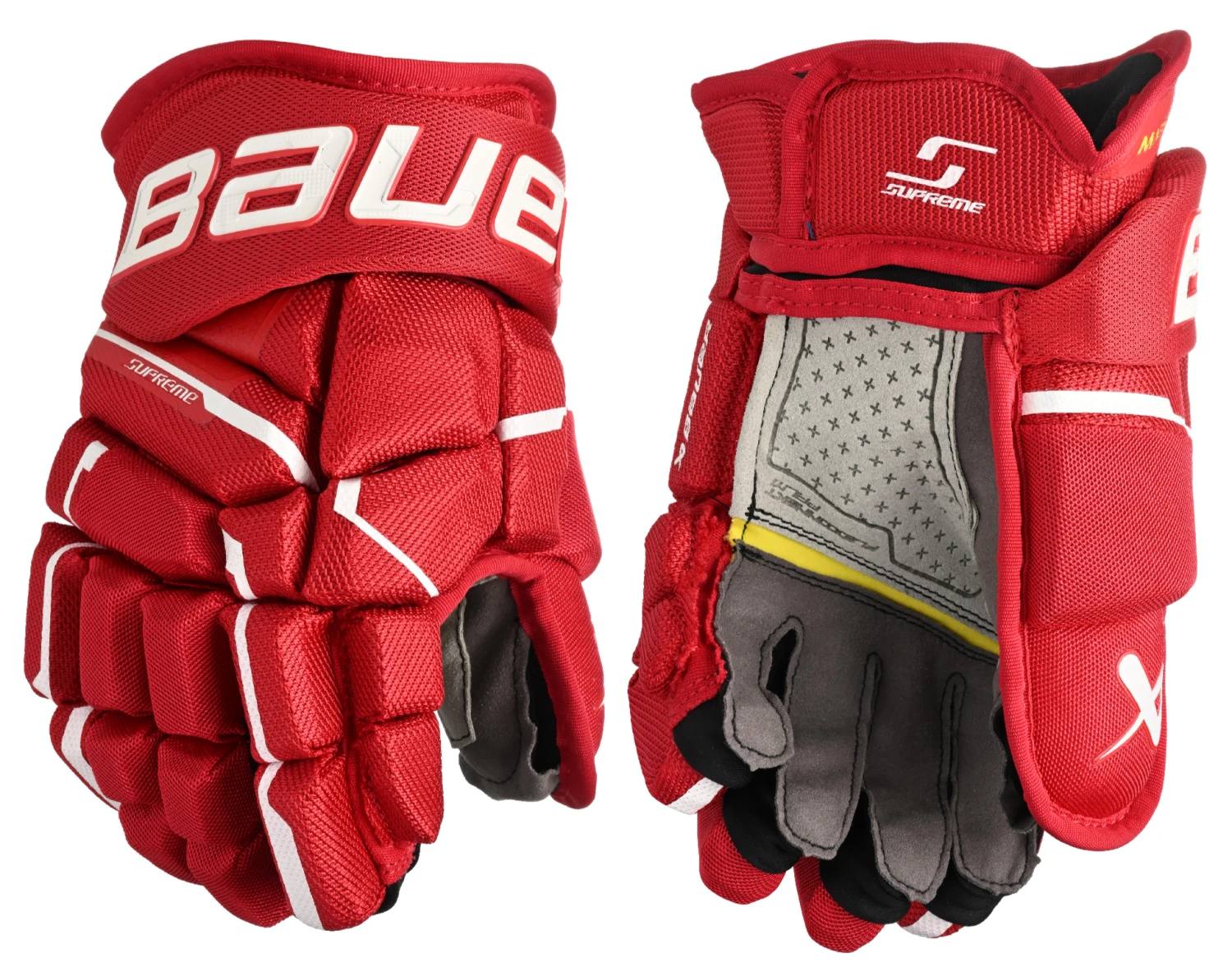 Bauer Supreme Mach Junior Hockey Gloves - Image 3