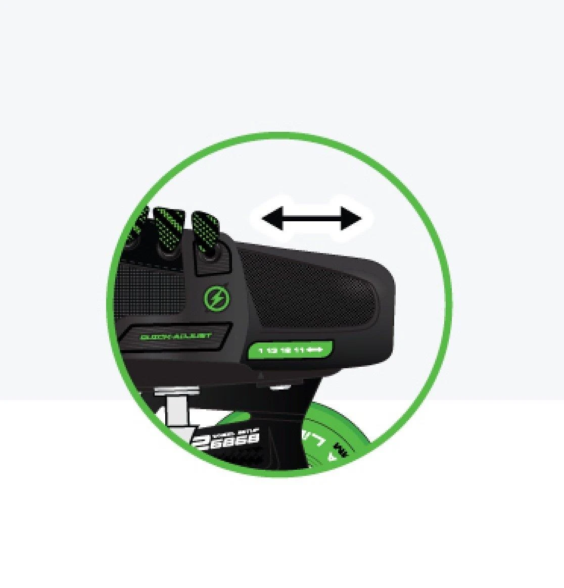 Bauer Mission Lil' Ripper Adjustable Junior Roller Skates - Image 7