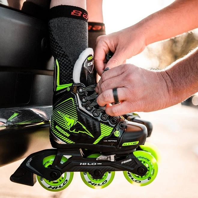Bauer Mission Lil' Ripper Adjustable Junior Roller Skates - Image 4