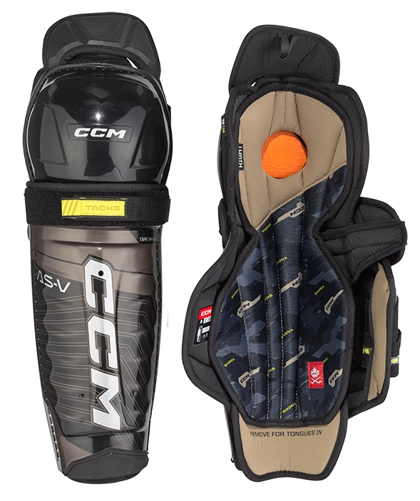 CCM Tacks AS-V Junior Shin Guards