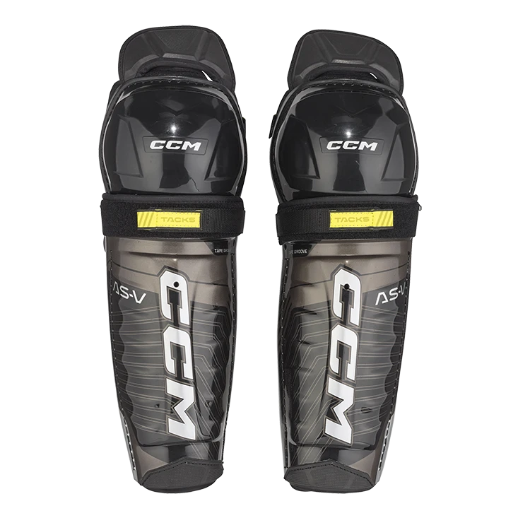 CCM Tacks AS-V Junior Shin Guards - Image 2
