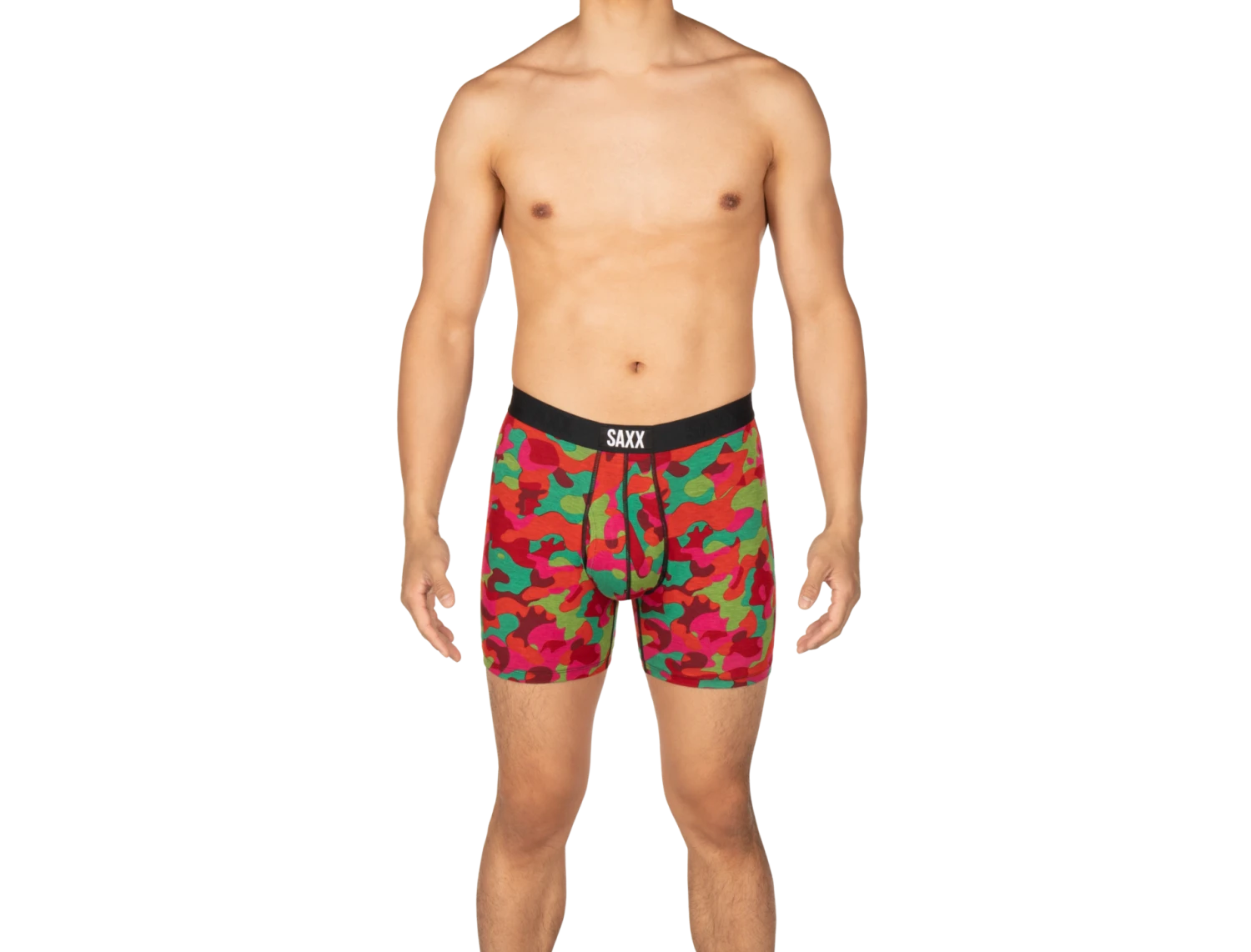 SAXX Ultra Boxer Fly Red Cookie Cutter Camo - Image 3