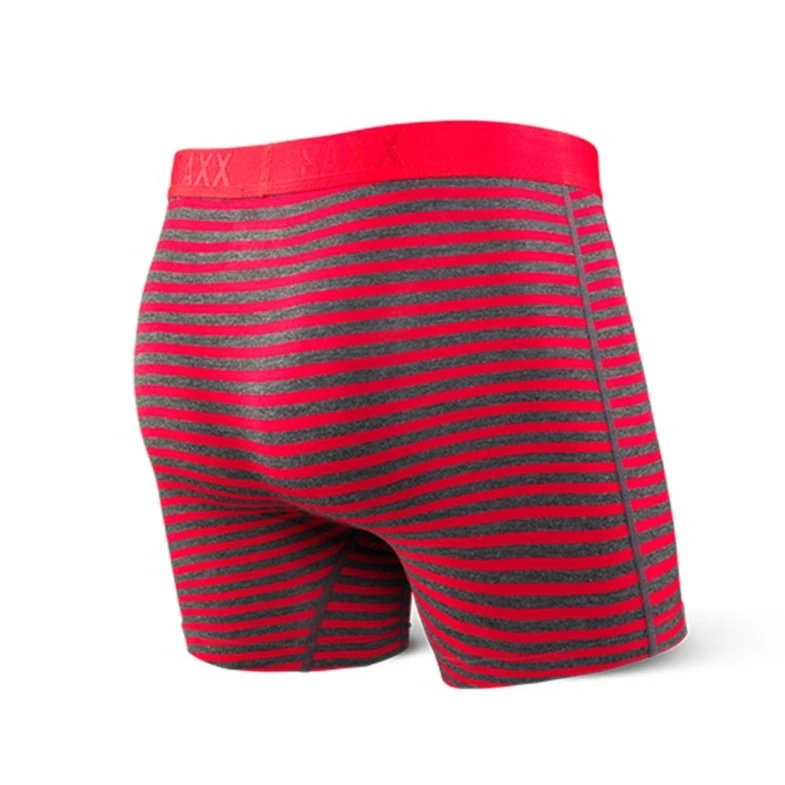 SAXX Vibe Boxer Modern Fit Red Hiker Stripe - Image 2