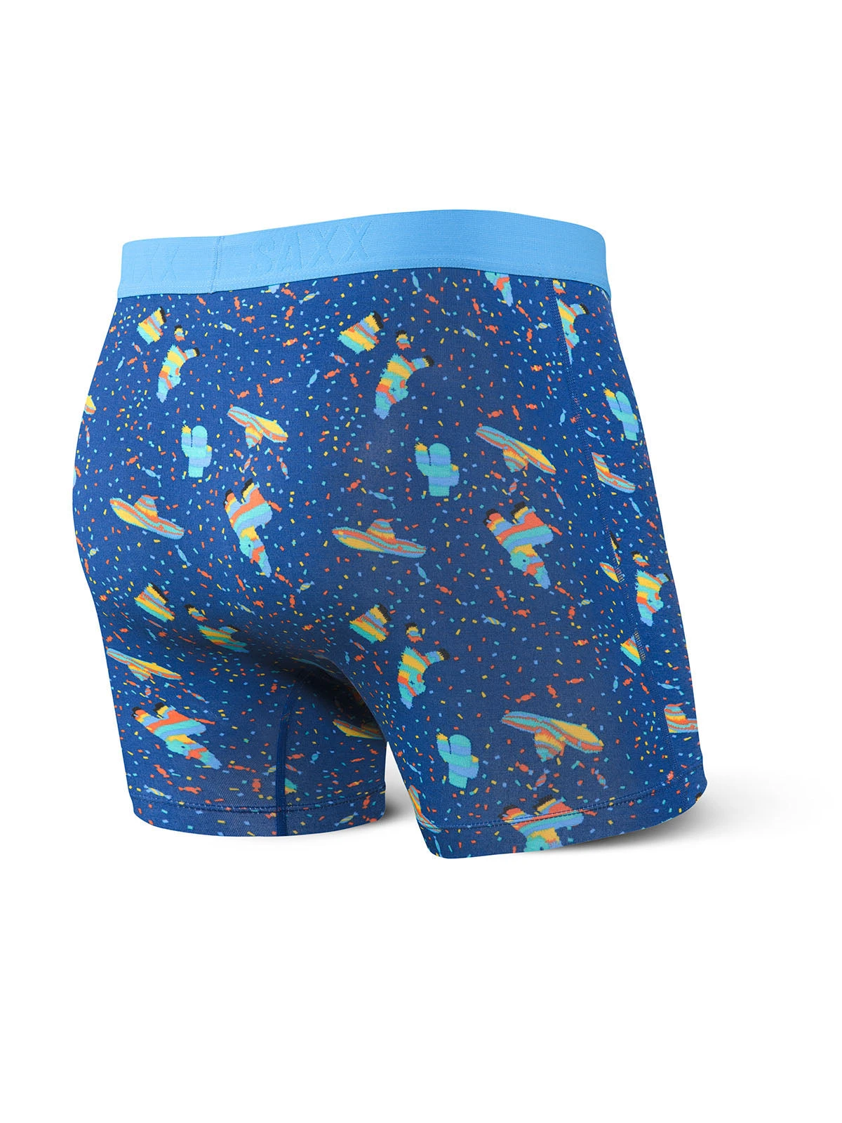 SAXX Vibe Boxer Brief Blue Pinata Bang - Image 2