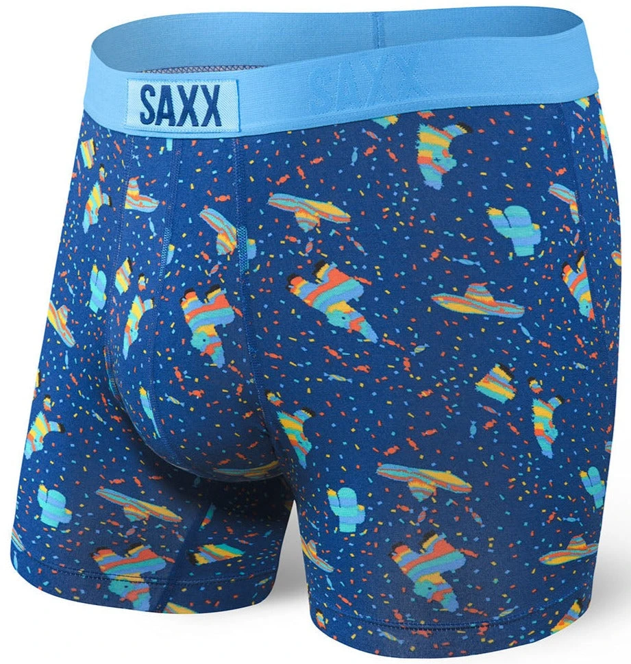 SAXX Vibe Boxer Brief Blue Pinata Bang