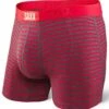 SAXX Vibe Boxer Modern Fit Red Hiker Stripe