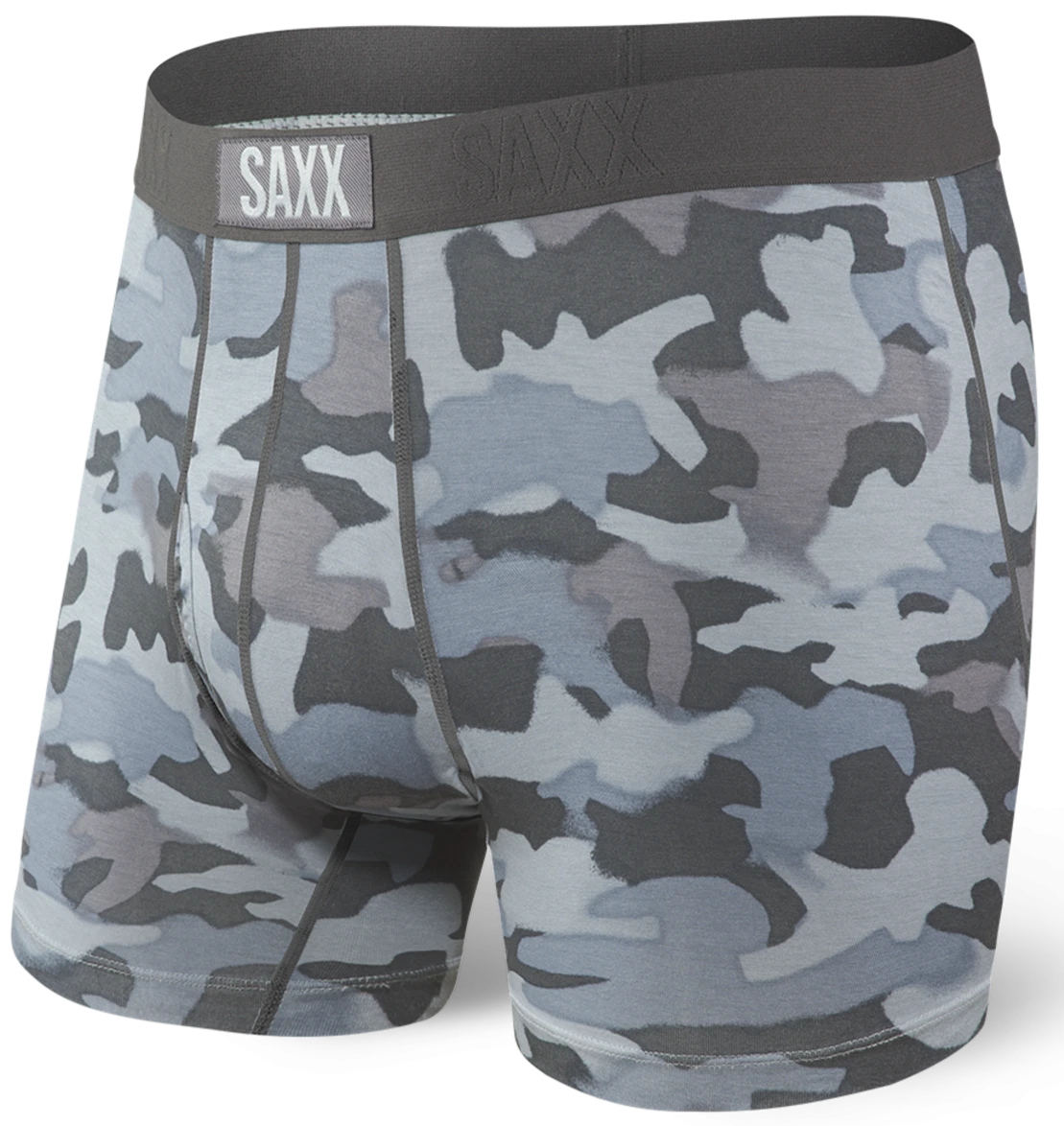 SAXX Ultra Boxer Fly Graphite Stencil Camo