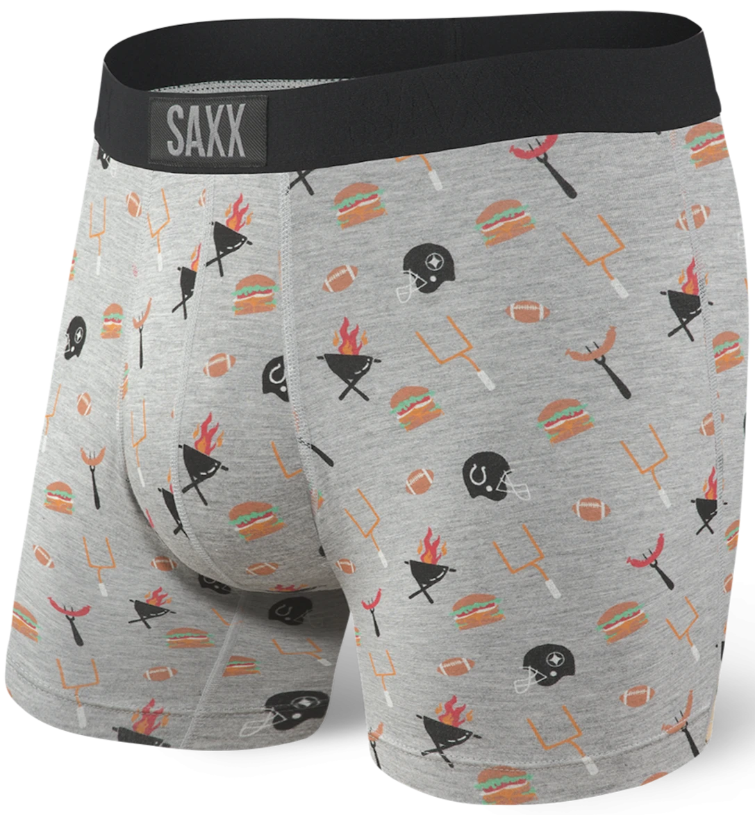 SAXX Vibe Boxer Brief Grey Tailgate